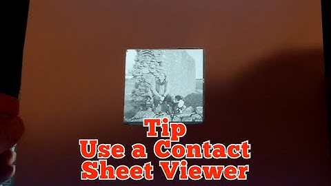 Friday Tip - Contact Sheet Viewer