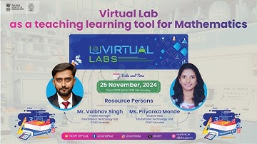 Virtual Lab as a teaching learning tool for Mathematics