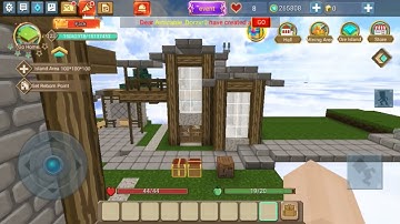 Small wood house totorial(Blockman go,skyblock)#tototrials