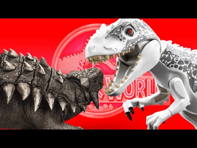 T-Rex VS Indominus Rex em LEGO Jurassic World : O Mundo dos Dinossauros #20  