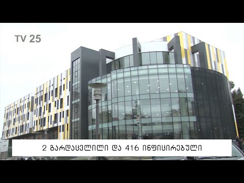 2 გარდაცვლილი  და 416 ინფიცირებული