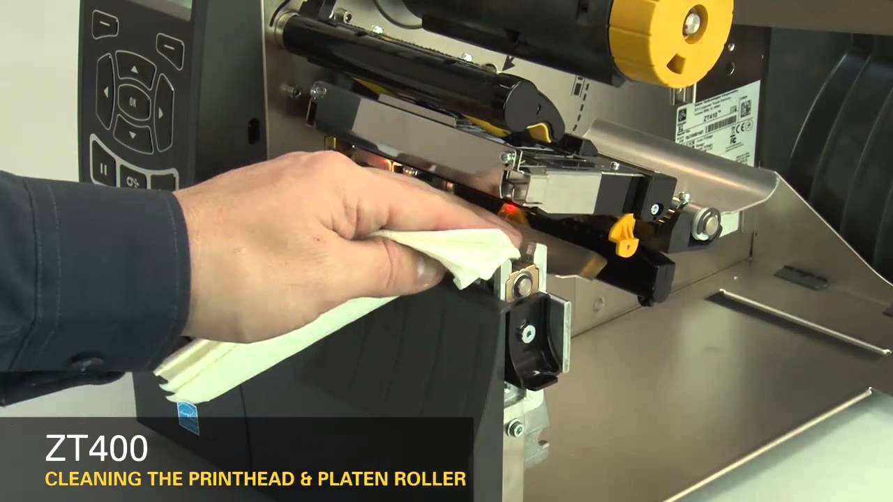 How do I clean the ZT410 Industrial Printer - YouTube