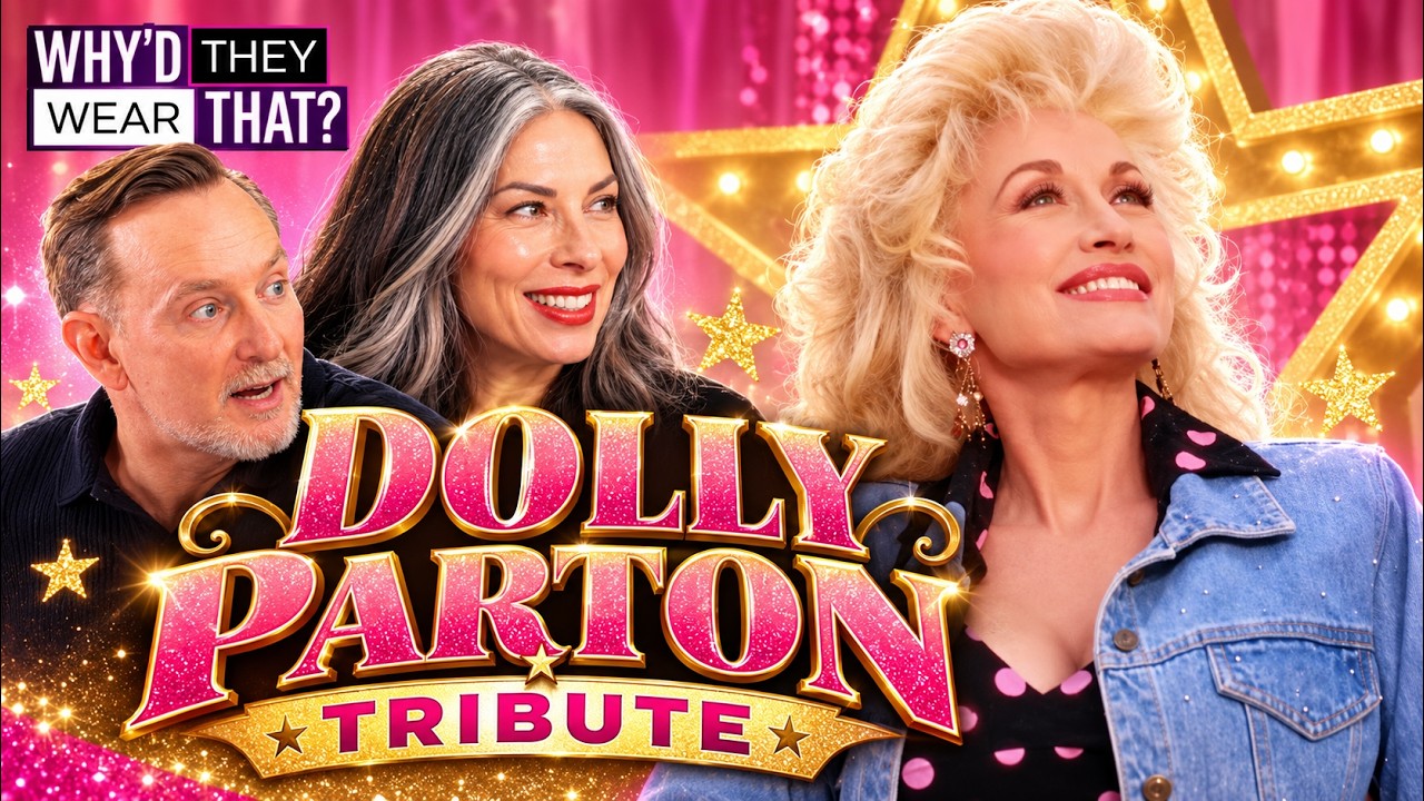 Dolly Parton movie fashion tribute with Stacy London and Clinton Kelly