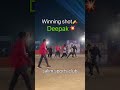 1 ball need 3 runs 😱 well played by Deepak
