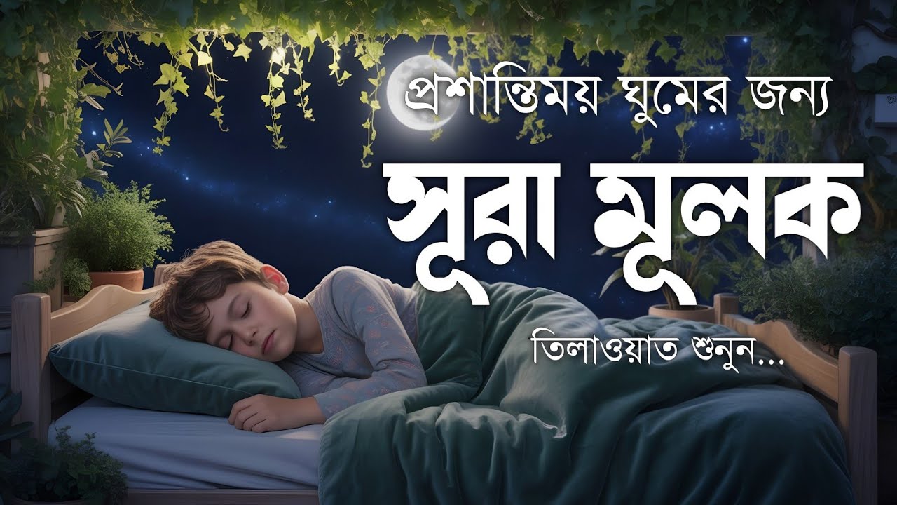 ঘুমানোর পূর্বক্ষণে এই তেলাওয়াত শুনুন সূরা মূলক খুব সুন্দর তেলাওয়াত| Surah Mulk Bangla Shamsul Haque