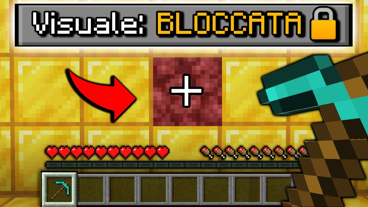 Ho Giocato a Minecraft con LA VISUALE BLOCCATA. E' stato UN INFERNO.