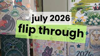 July 2026 Flip Through of my Planners and Journals! (NFD, Sterling Ink, Hobonichi)