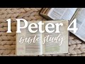 Don't be surprised at the fiery trials | 1 PETER 4 BIBLE STUDY WITH ME | Kaci Nicole