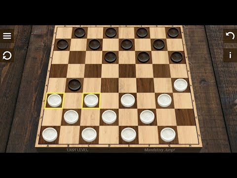 Checkers (by English Checkers) - free offline classic board game for Android - gameplay.