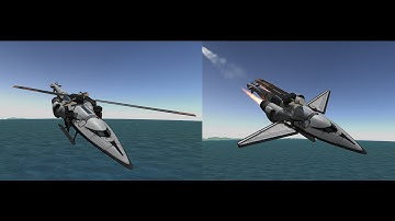 Kerbal Space Program - VENOM Switchblade transforming helicopter from MASK 1980s TV series