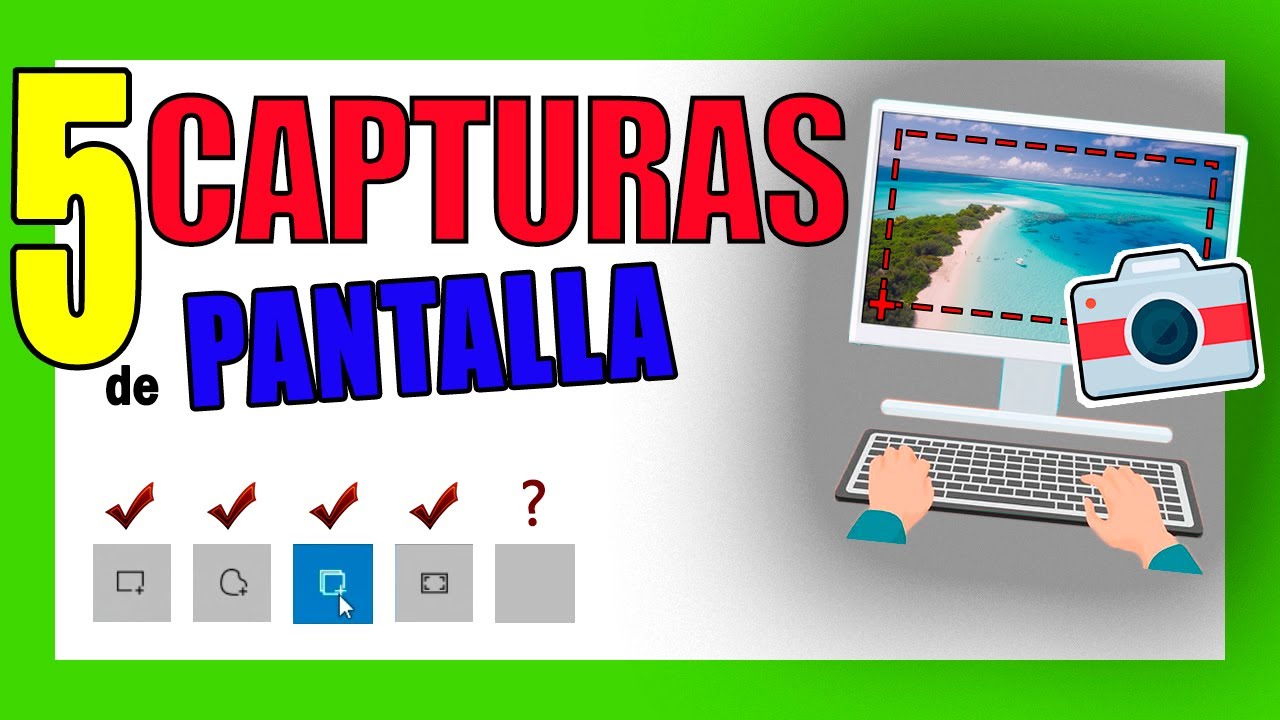 ???????? FORMAS para CAPTURAR tu PANTALLA en PC | ????????las MÁS EFICIENTES❗❗❗