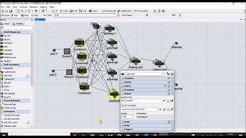 Assembly problem in flexsim solved using combiner
