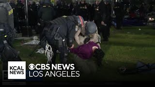 Over 200 people arrested at proPalestinian encampment on UCLA campus