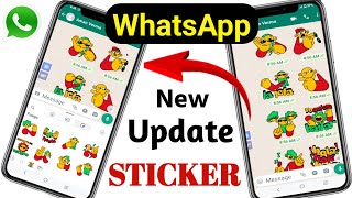 WhatsApp New Update 2023 | WhatsApp Stickers | How to add stickers in your whatsApp screenshot 4