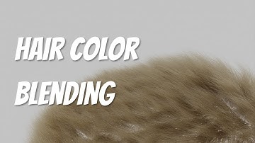 How to blend hair colors from the root (In Blender)