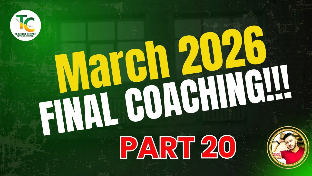LET COACHING WITH TEACHER CEPPEE #finalcoaching