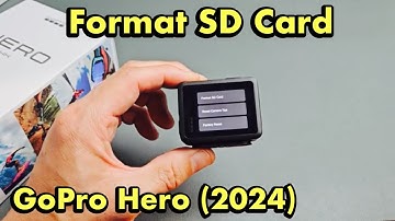 GoPro Hero 4K 2024: How to Format SD Card