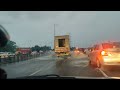 heavy rain in Gurgaon ( google Gurgaon to honda chowk in heavy rain) #4k