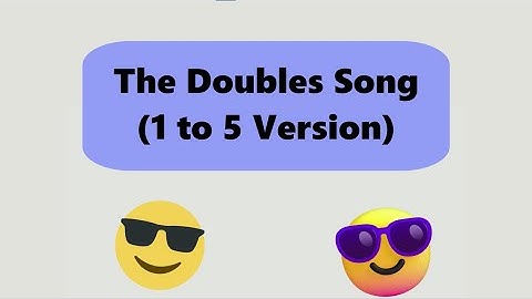 Add by Doubles Song 1-5 Version | Addition Facts Song | Mathically Genius