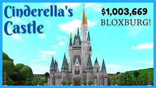 Cinderella's Castle in Bloxburg | Disney Castle Speedbuild by fruitmcnare (Daniel Perkins)