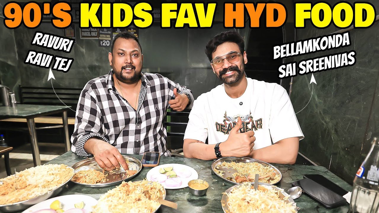 90s Fav Food of Hyderabad | Bellamkonda | Bawarchi | Papaji ka dhaba | | Street Byte | Silly Monks