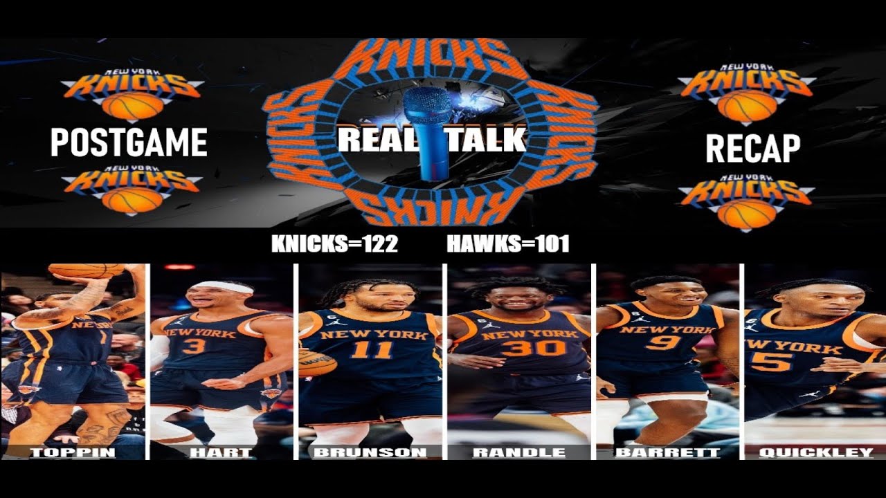 KNICKS REAL TALK POSTGAME RECAP - YouTube