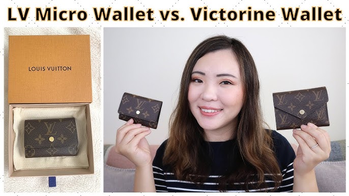 Louis Vuitton Micro Wallet Review/What Fits Inside and Size Comparison to  other SLG's. 