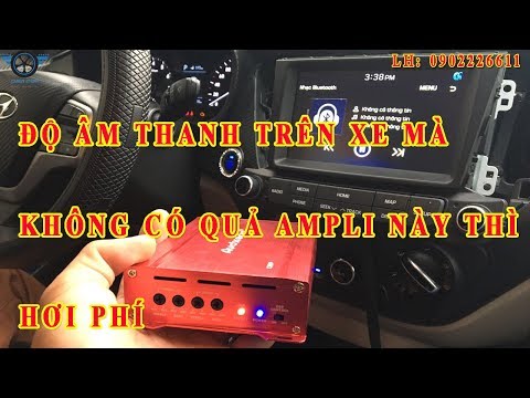Độ âm thanh ô tô với Ampli Audxeon số 1 thị trường hiện nay || CARKIT STORE ||