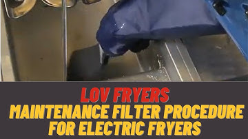How to Perform a Maintenance Filter in Electric LOV fryers - Henny Penny LOV Fryers