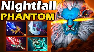 Найтфолл на Сигнатурном Фантом Лансере, Через Буст ММР - Nightfall Phantom Lancer 7.35 DOTA 2