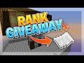 RANK GIVEAWAY!!! (MineSaga Skyblock)