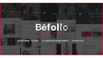 Befolio - Creative Multi-Purpose PSD Template | Themeforest Website Templates and Themes