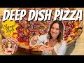 How to make chicago style deep dish pizza at home  tara the foodie