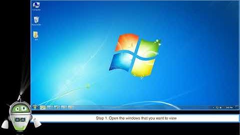 Chapter 2- Working with Windows 7 Part 3 - Displaying Many Windows at a Time | Class 5 Computer