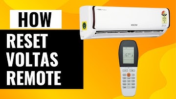 How To Reset Voltas AC Remote |  Easy Step-by-Step Guide