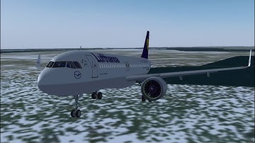 FlightGear 2020.3.11 a320 Full Flight