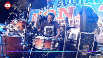 #21 DRUM CAM H.Djuri Monata - PERGI DONG VIvi ayu MONATA LIVE JOMBANG