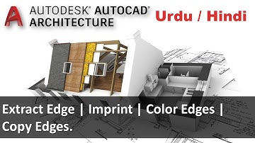 AutoCAD 3D Modeling | Extract Edge Command | Imprint Command | Color Edges | Copy Edges.