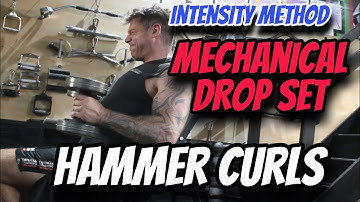 Mechanical Drop Set on Hammer Curls