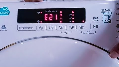 Candy dryer light flashing| E21 error code.