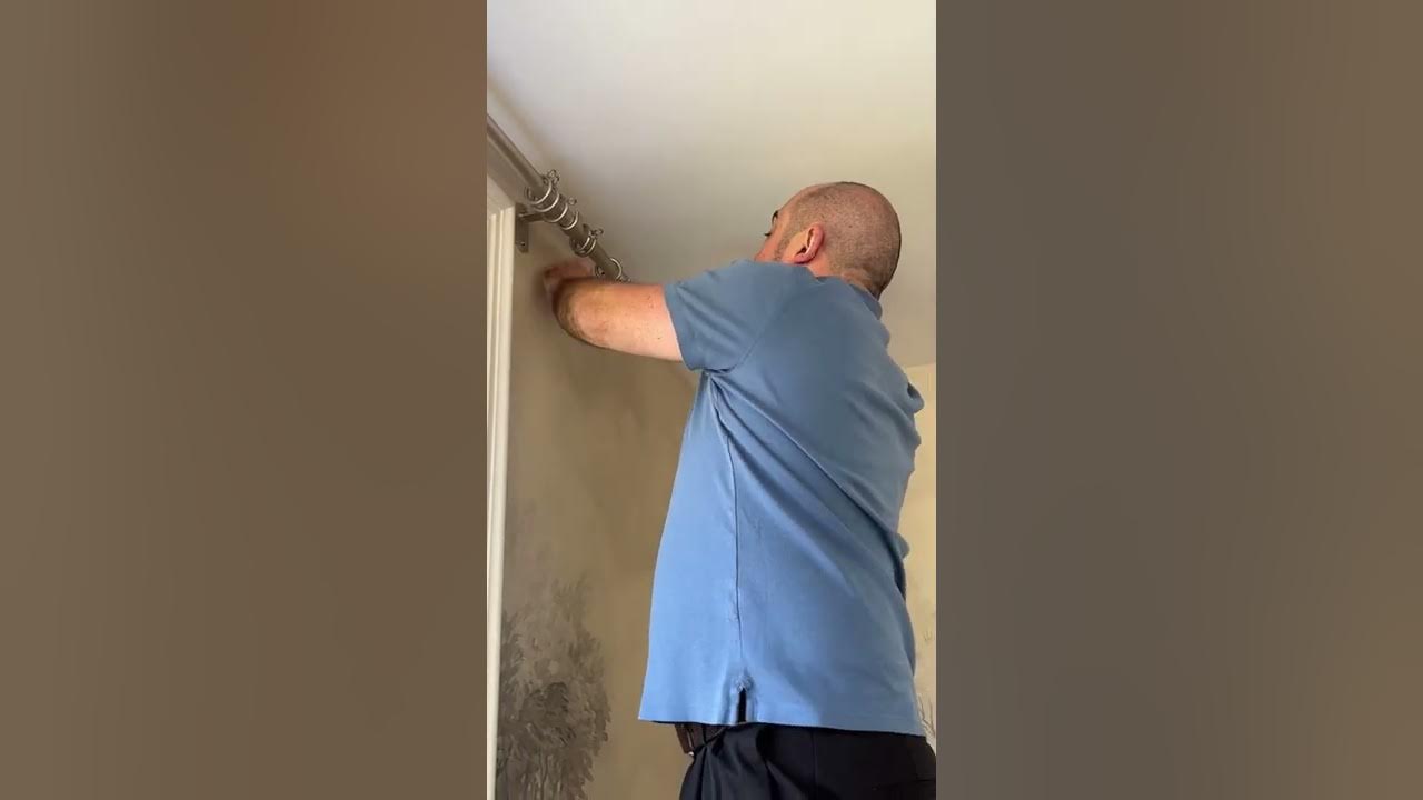 How to secure drapery returns YouTube