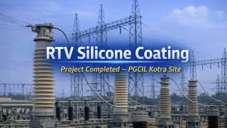 RTV Silicone Coating Application at Kotra Site | Insulator Protection | Substation Maintenance screenshot 5
