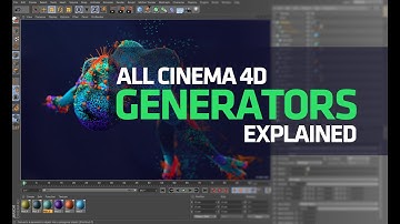All Cinema 4D Generators Explained - Cinema 4d Basics Part 2 Spline Mask, Boole, Connect, Remesh