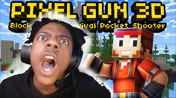 IShowSpeed plays PIXEL GUN 3D and RAGES