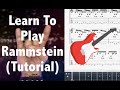 Top 19 Rammstein Drop D Guitar Riffs Medley | Tabs