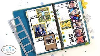 April Planner Filmstrip Pages | Technique Friday with Els