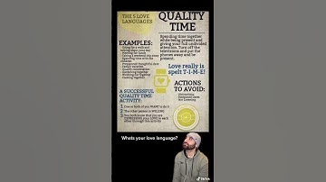 Quality time as a love language #qualitytime #5lovelanguages #lovelanguage