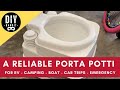 🍒 PORTA POTTI REVIEW➔ How to Prep, Use, & Empty (RV / Camping / Roadtrip / Boat / Emergency Toilet)