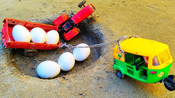 Diy Tractor Stuck in mood eggs tractor trolley egg trolley project science, Shail ips, mini creator,