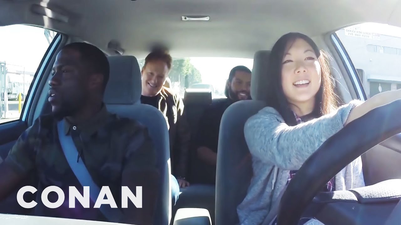 Ice Cube, Kevin Hart And Conan Help A Student Driver